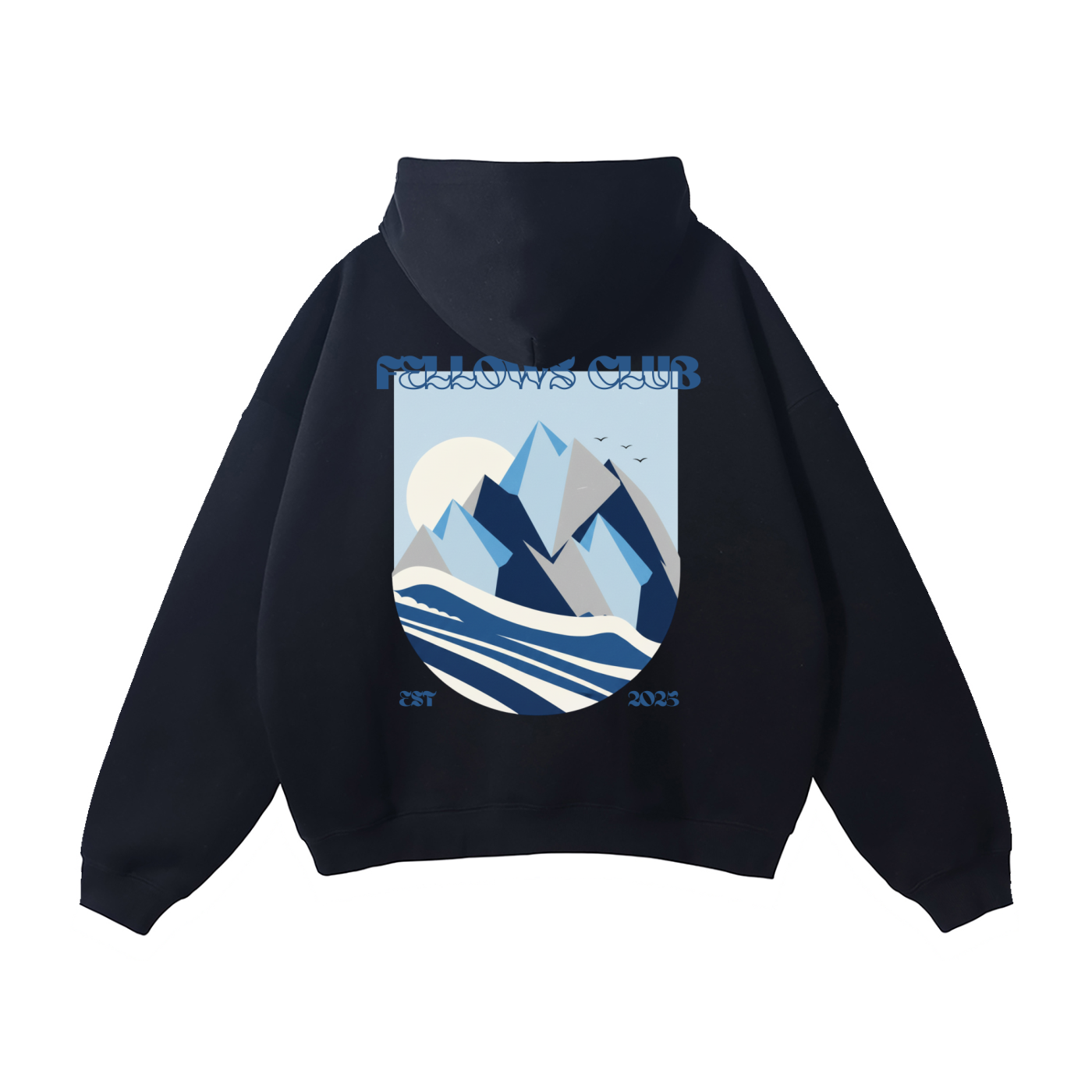 Alpine Oversized Hoodie - Navy