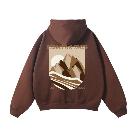 Alpine Oversized Hoodie - Coffee