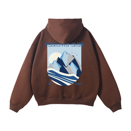 Alpine Oversized Hoodie - Navy