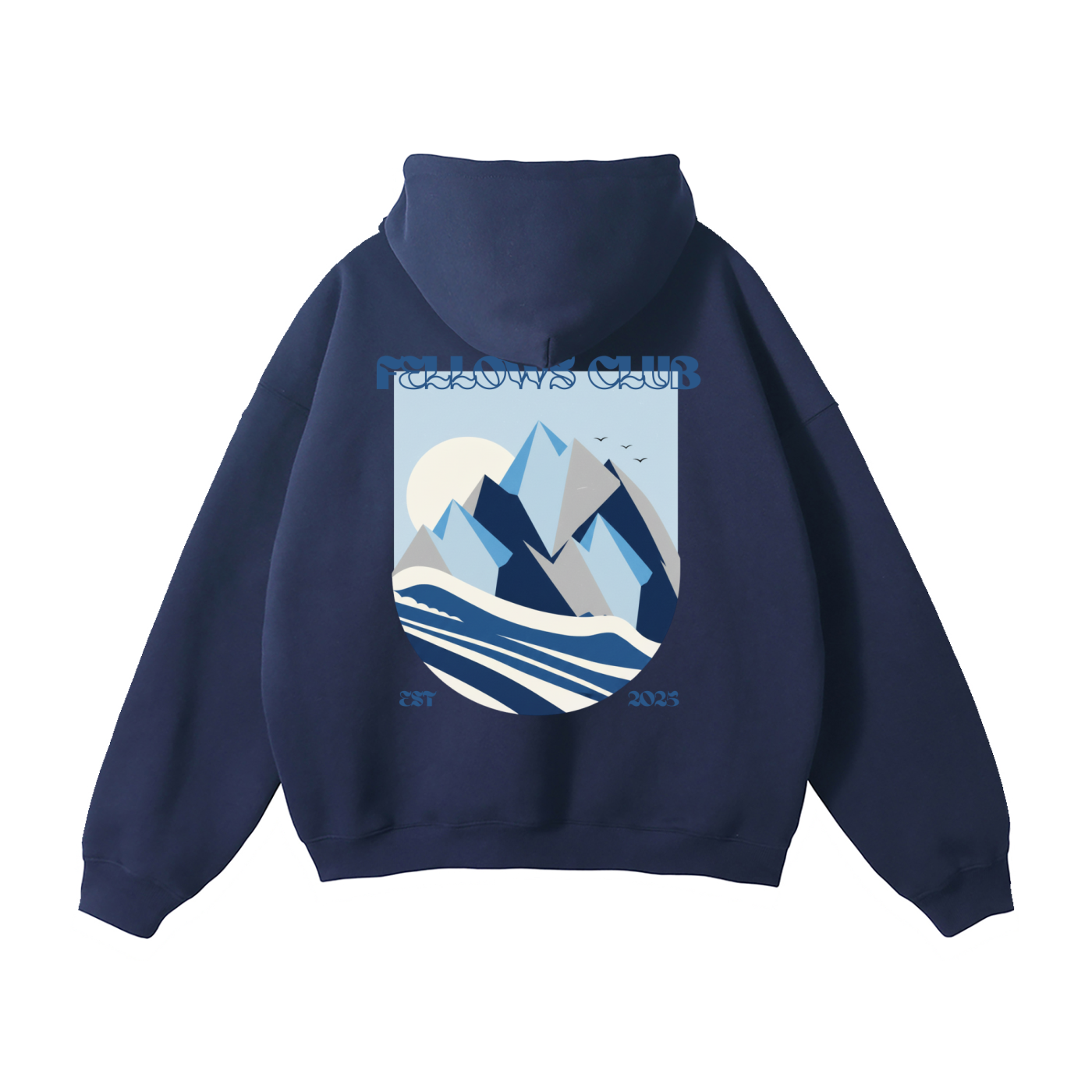 Alpine Oversized Hoodie - Navy