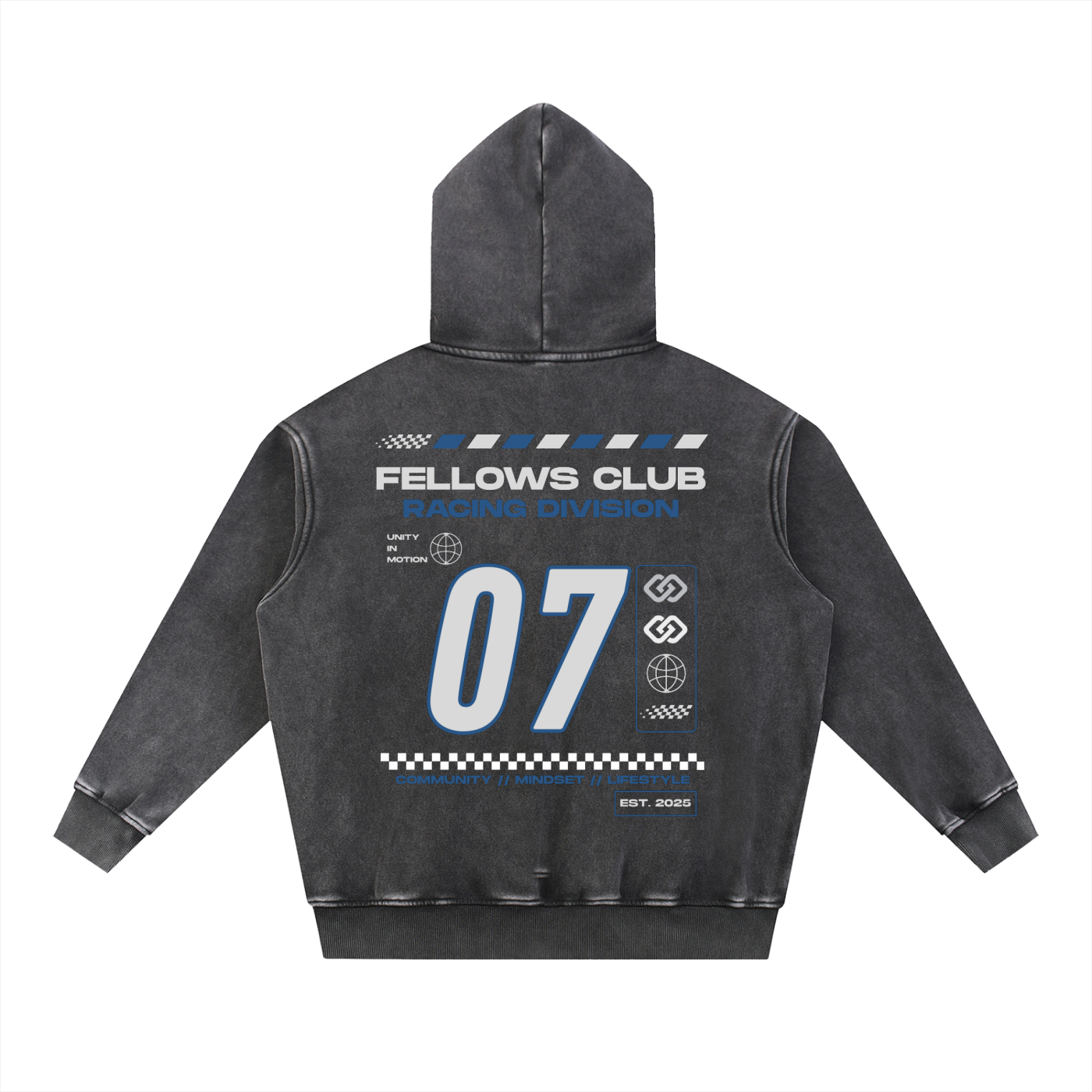 Racing Division - Washed Hoodie